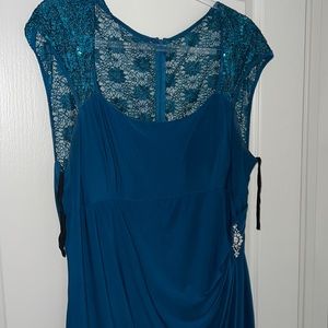 Beautiful Teal long Dress